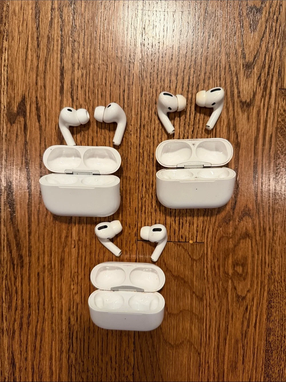 AirPods by Apple gently used 3 pairs!!!